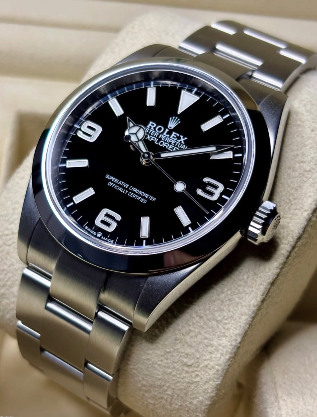 Rolex Explorer 40 Black Dial Oyster Bracelet 224270