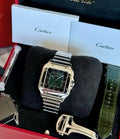 Cartier Santos de Cartier Medium green dial WSSA0061, alternate product view 3 of 6