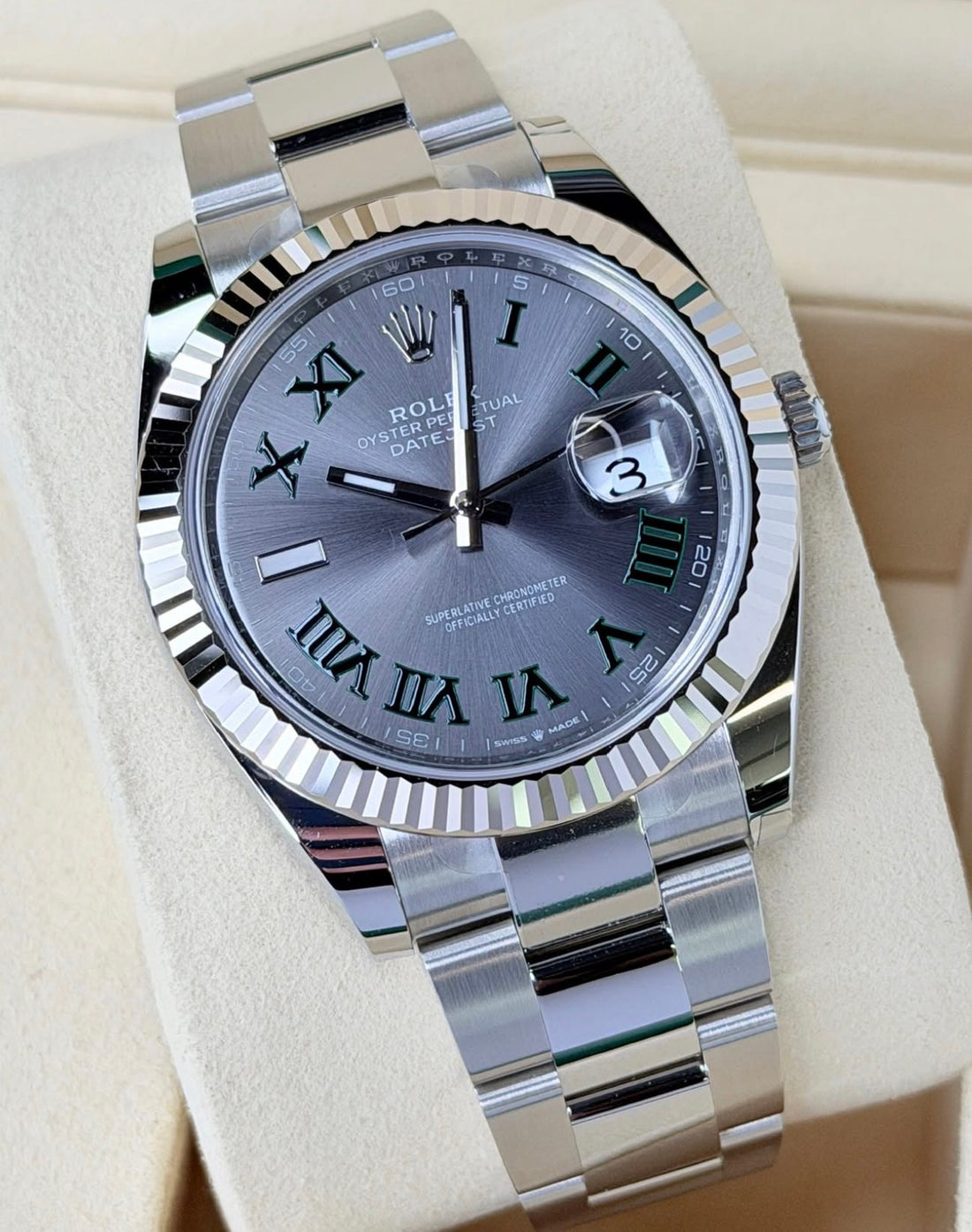 Rolex Datejust 41 UNWORN 2025 Datejust 41 WIMBLEDON DIAL 126334