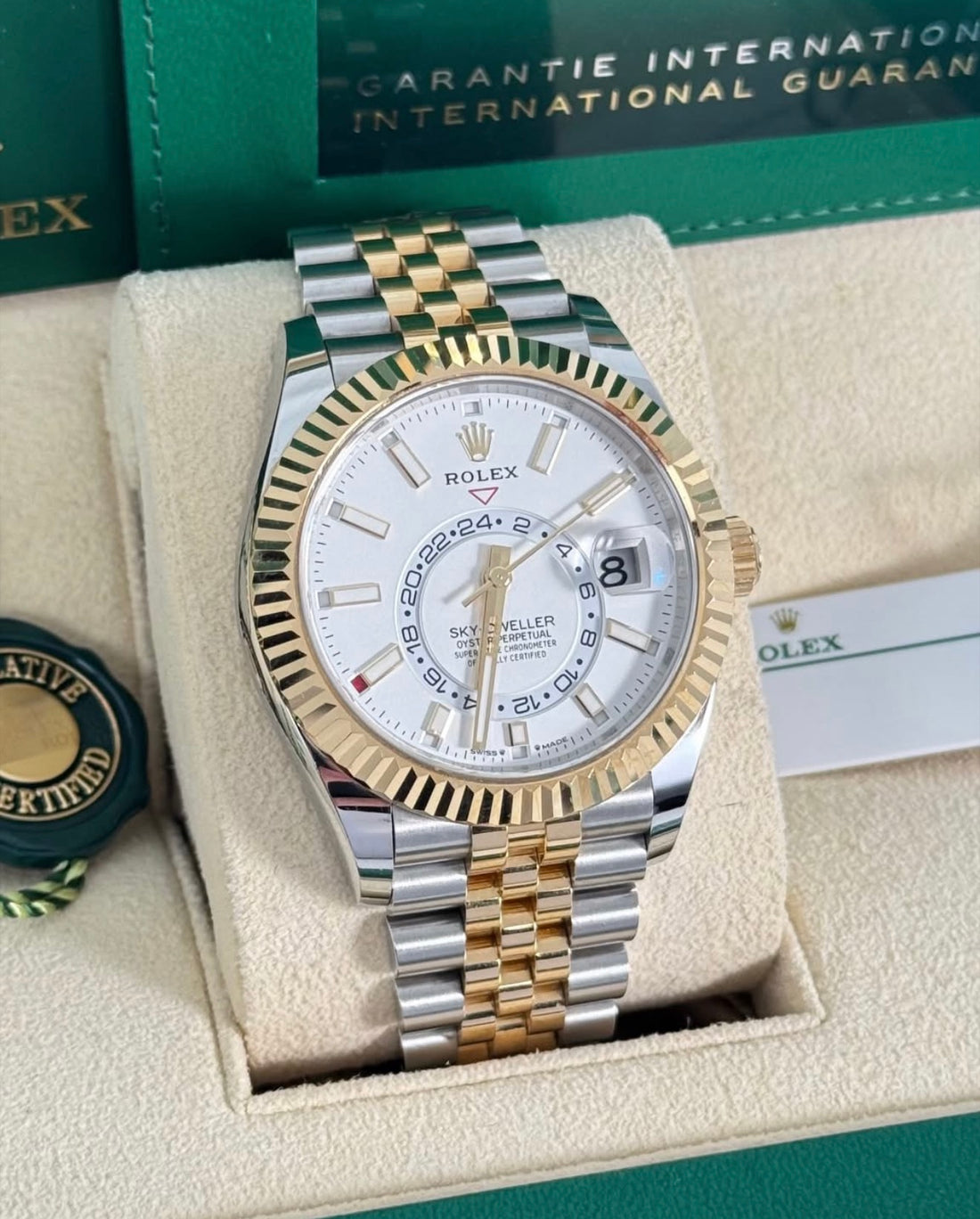 Rolex Sky-Dweller UNWORN 2025 WHITE DIAL 336933