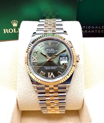 Rolex Datejust 36 UNWORN 2025 Datejust 36 GREEN DIAMOND Vi