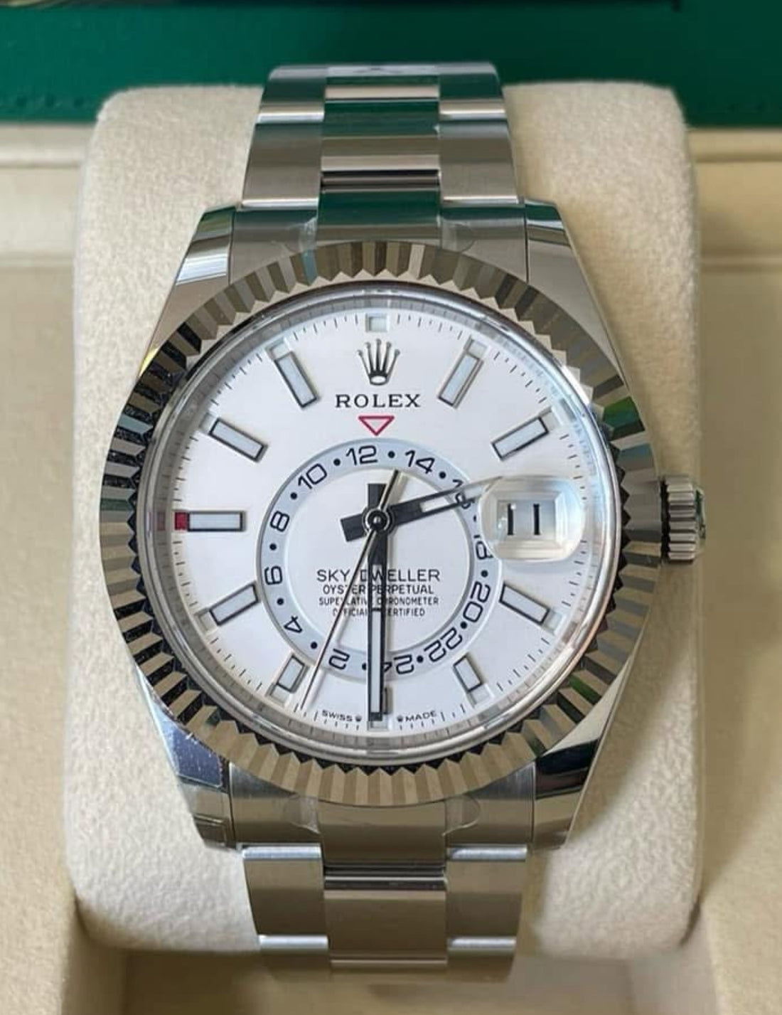 Rolex Sky-Dweller NEW 2024 Sky-Dweller WHITE DIAL 336934