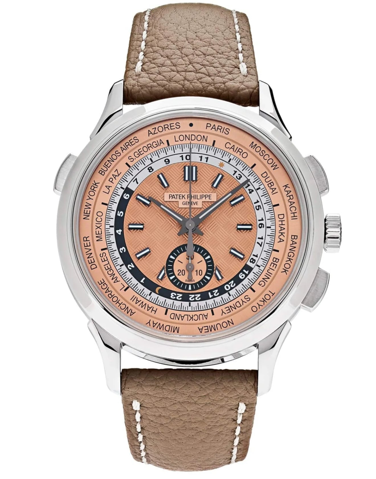 Patek Philippe World Time Chronograph Unworn 2025 World Time Chronograph Flyback 5935A