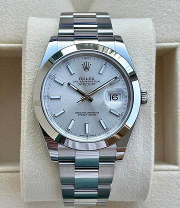 Rolex Datejust 41 NEW 2024 Datejust 41 SILVER OYSTER