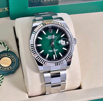 Rolex Datejust 41 OMBRÉ GREEN OYSTER 126334 UNWORN 2026