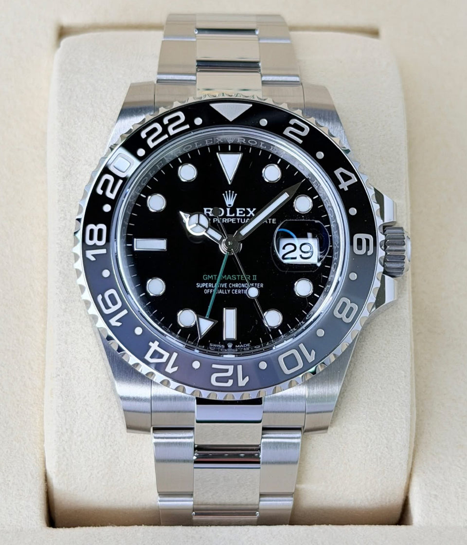 Rolex GMT-Master II Bruce Wayne Oyster Bracelet 126710GRNR