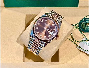 Rolex Datejust 36 CHOCOLATE DIAMOND DIAL JUBILEE 126231 UNWORN 2026