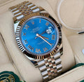 Rolex Datejust 41 Blue Roman Dial Jubilee Bracelet 126334