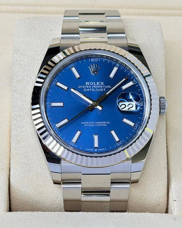 Rolex Datejust 41 BLUE INDEX DIAL 126334 UNWORN 2026