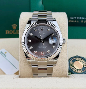 Rolex Datejust 41 SLATE DIAMOND DIAL 126334 UNWORN 2026