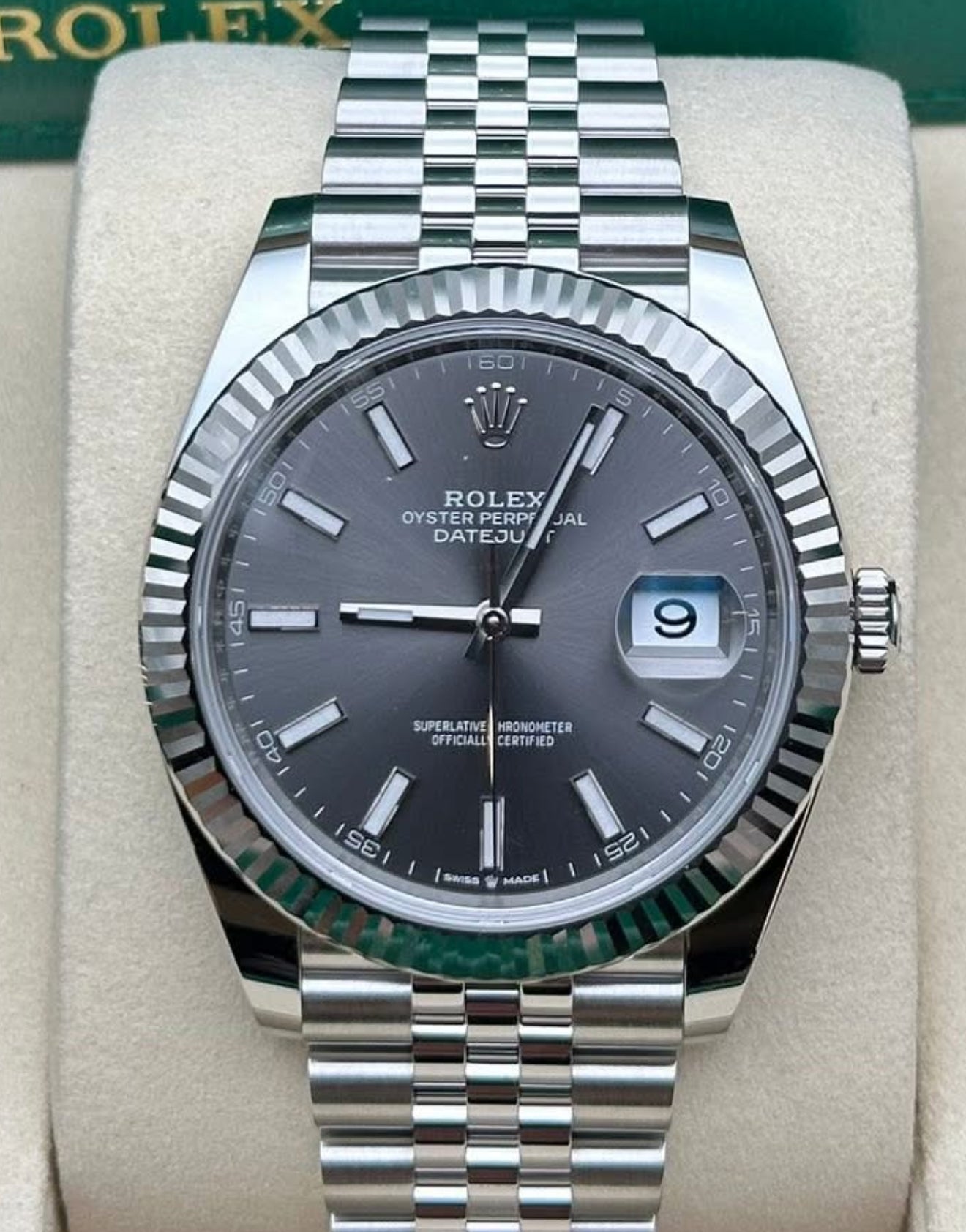 Rolex Datejust 41 NEW 2024 Datejust 41 126334 SLATE DIAL JUBILEE