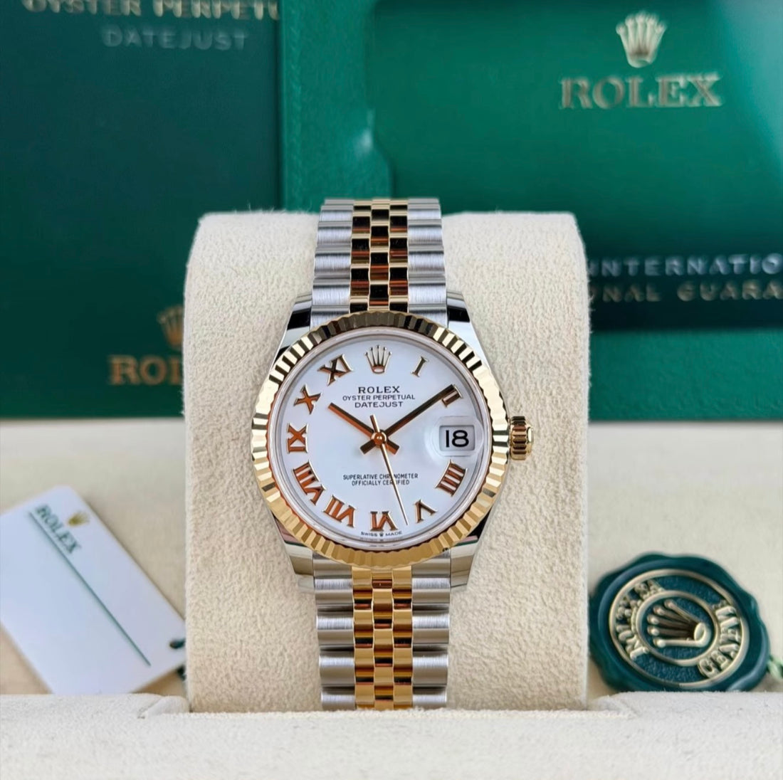 Rolex Datejust 31 NEW 2024 Datejust 31 WHITE ROMAN 278273