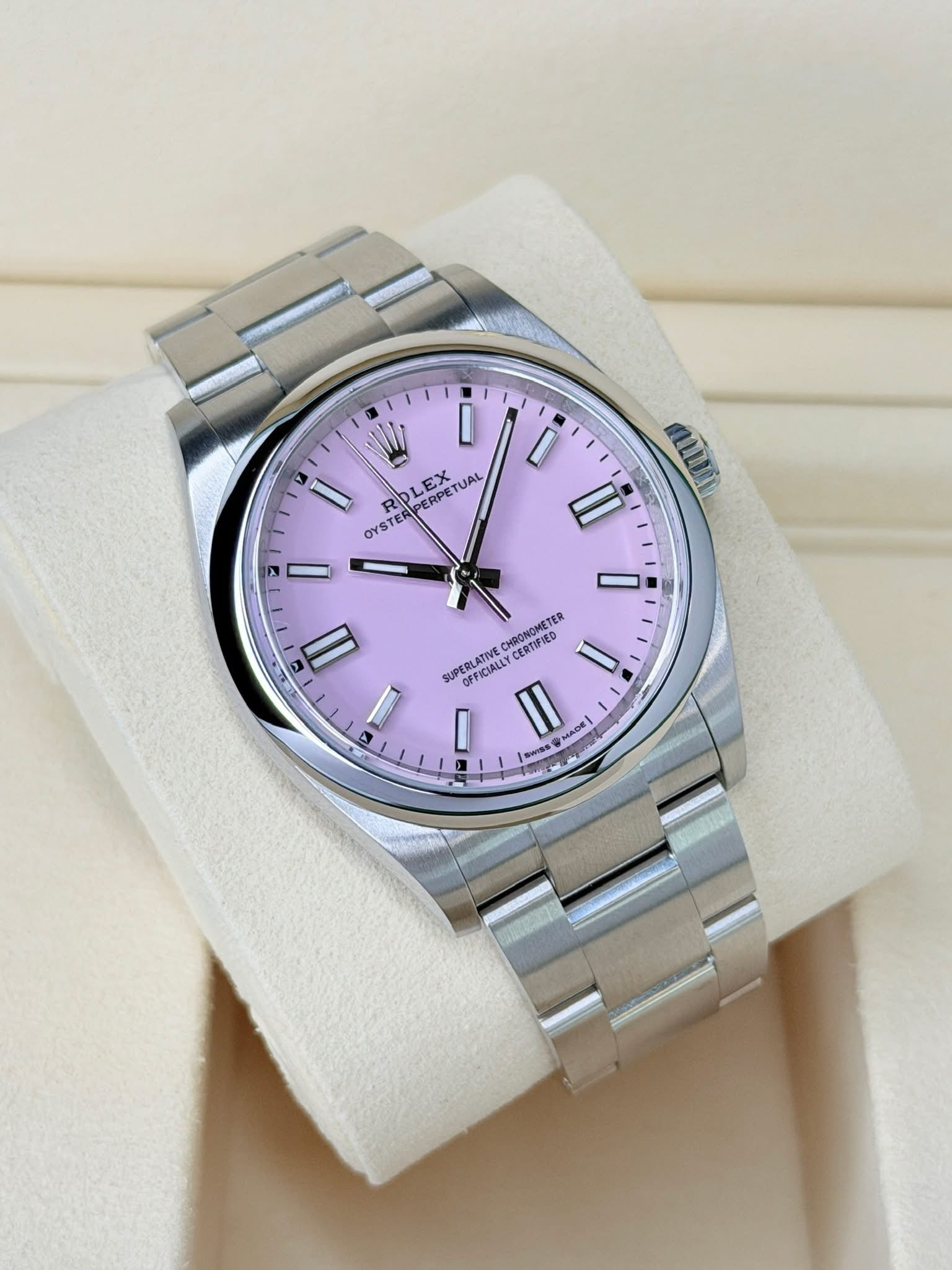 Rolex Oyster Perpetual 36 Candy Pink Dial 126000