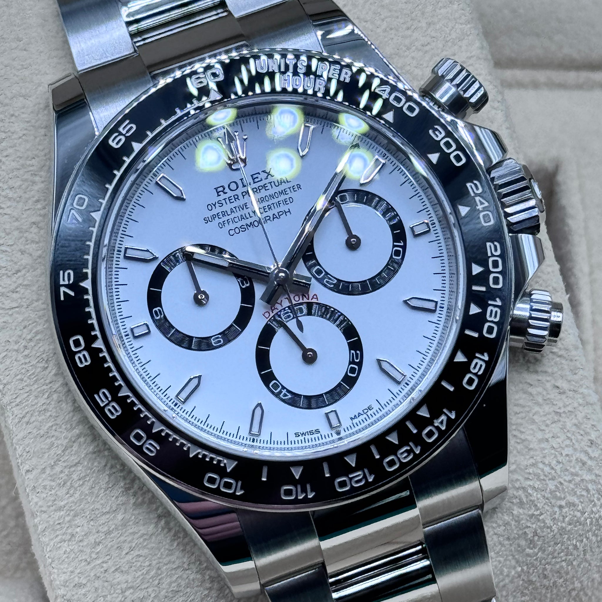 UNWORN 2024 Rolex Cosmograph Daytona 40 126500LN - White Dial