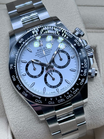UNWORN 2024 Rolex Cosmograph Daytona 40 126500LN - White Dial