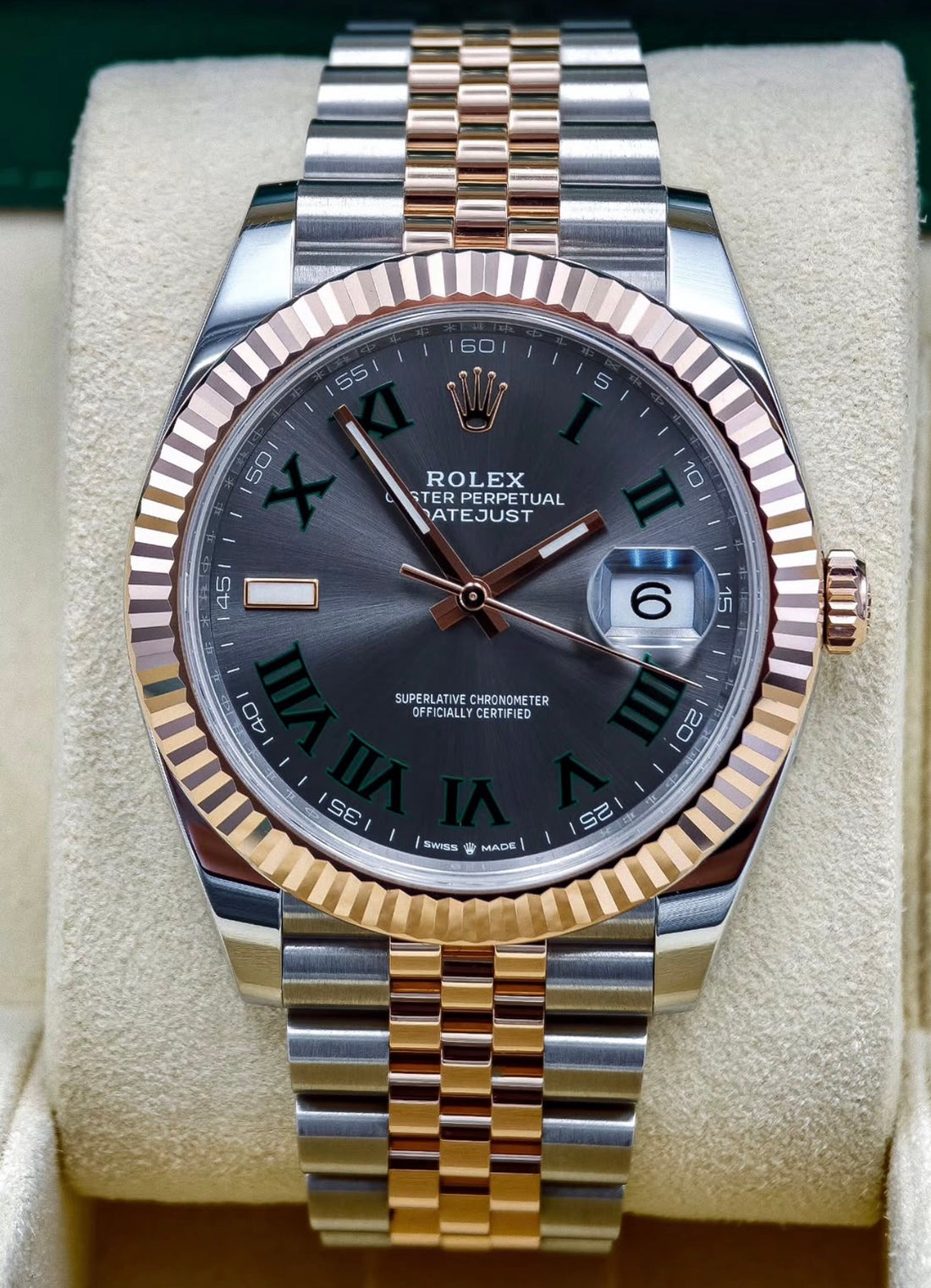Rolex Datejust 41 WIMBLEDON DIAL Jubilee Bracelet 126331 UNWORN 2026