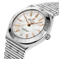 Breitling Chronomat Automatic 36 reference A10320101A1A1 with Mother-of-pearl dial, Stainless steel case, strap, three-quarter view