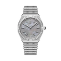 Breitling Chronomat Automatic 36 reference A10320591G1A1 with Gray mother-of-pearl dial, Stainless steel case, strap, front view