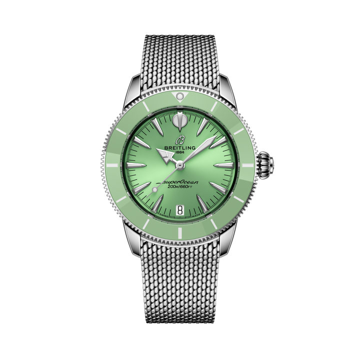 Breitling Superocean Heritage Automatic 36 Green Dial Bracelet A10390361L1A1 UNWORN 2026