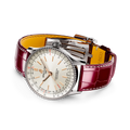 Breitling Navitimer Automatic 36 reference A17327211G1P1 with Cream dial, Stainless steel case, alligator strap, bracelet or strap configuration view