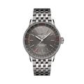 Breitling Navitimer Automatic 36 reference A17327381B1A1 with Anthracite dial, Stainless steel case, bracelet, front view