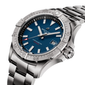 Breitling Avenger Automatic 42 reference A17328101C1A1 with Blue dial, Stainless steel case, bracelet, three-quarter view