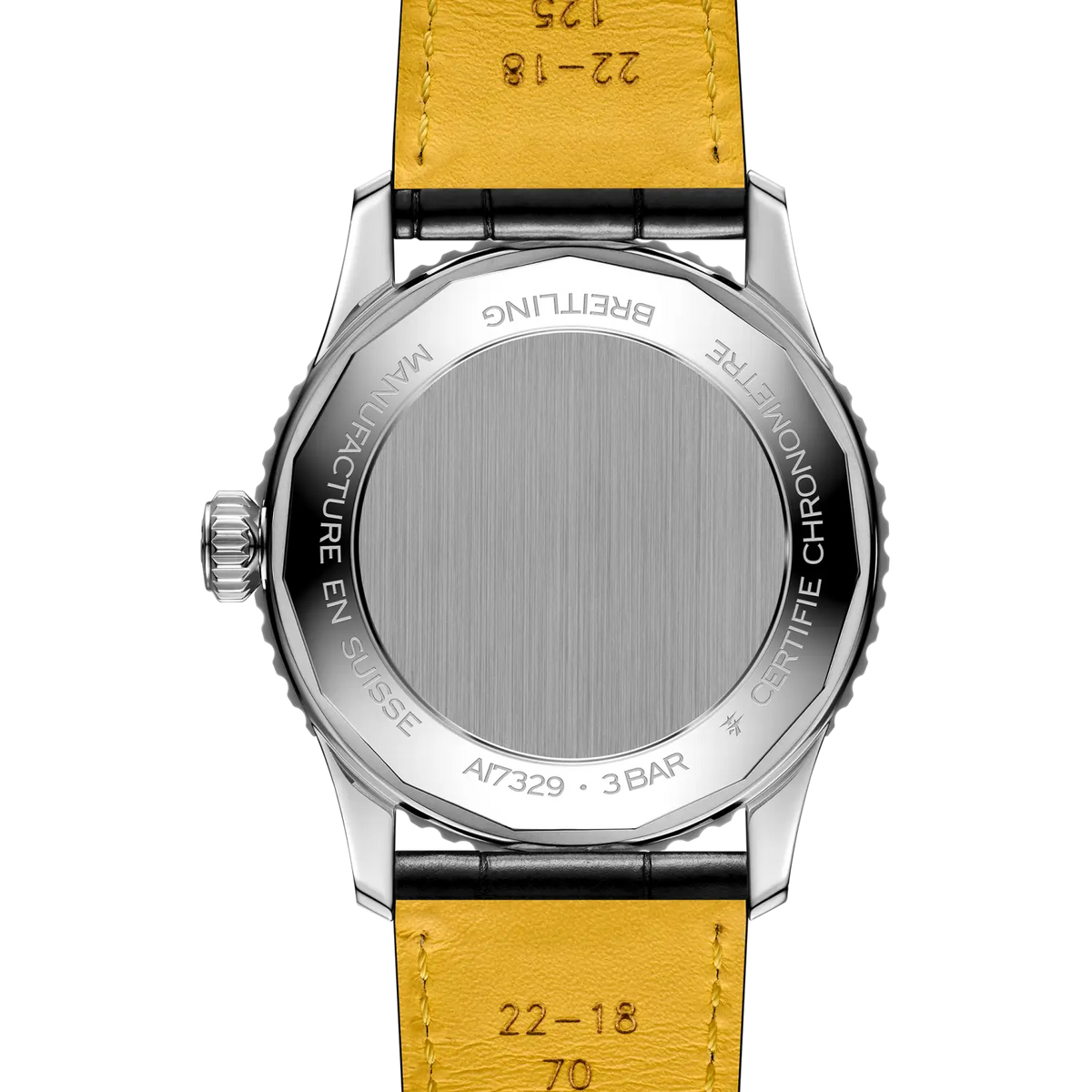 Caseback view of Breitling Navitimer Automatic 41 reference A17329171C1P1