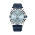 Breitling Super Chronomat Automatic 38 reference A17356531C1S1 with Blue dial, Stainless steel case, rubber strap, front view