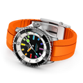 Breitling Superocean Automatic 42 reference A17375211B2S3 with Black dial, Stainless steel case, rubber strap, bracelet or strap configuration view