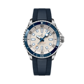 Breitling Superocean Automatic 42 reference A17375E71G1S1 with Cream dial, Stainless steel case, rubber strap, front view