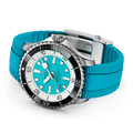 Breitling Superocean Automatic 44 reference A17376211L2S2 with Turquoise dial, Stainless steel case, rubber strap, bracelet or strap configuration view