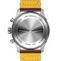 Caseback view of Breitling Classic AVI Chronograph 42 Curtiss Warhawk reference A233802A1L1X1