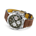 Breitling Classic AVI Chronograph 42 Curtiss Warhawk reference A233802A1L1X1 with Green dial, Stainless steel case, calfskin strap, bracelet or strap configuration view