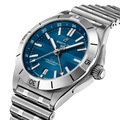 Breitling Chronomat Automatic GMT 40 Six Nations Italy reference A323981C1C1A1 with Blue dial, Stainless steel case, bracelet, three-quarter view