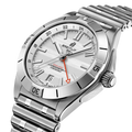 Breitling Chronomat Automatic GMT 40 Six Nations England reference A323985B1A1A1 with White dial, Stainless steel case, bracelet, three-quarter view
