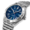Breitling Chronomat Automatic GMT 40 Six Nations Scotland reference A323986B1C1A1 with Blue dial, Stainless steel case, bracelet, three-quarter view
