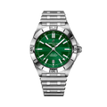 Breitling Chronomat Automatic GMT 40 Six Nations Ireland reference A323987B1L1A1 with Green dial, Stainless steel case, bracelet, front view