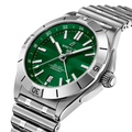 Breitling Chronomat Automatic GMT 40 Six Nations Ireland reference A323987B1L1A1 with Green dial, Stainless steel case, bracelet, three-quarter view
