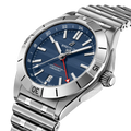 Breitling Chronomat Automatic GMT 40 Six Nations France reference A323989B1C1A1 with Blue dial, Stainless steel case, bracelet, three-quarter view