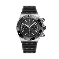 Breitling Super Chronomat B01 44 reference AB0136251B2S1 with Anthracite dial, Stainless steel case, rubber strap, front view