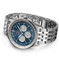 Breitling Navitimer B01 Chronograph 46 reference AB0137211C1A1 with Blue dial, Stainless steel case, bracelet, bracelet or strap configuration view