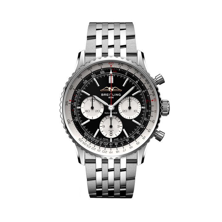 Breitling Navitimer B01 Chronograph 43 Black Dial Bracelet AB0138211B1A1 UNWORN 2026
