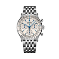 Breitling Navitimer B01 Chronograph 41 reference AB0139A71G1A1 with Cream dial, Stainless steel case, bracelet, front view