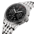 Breitling Premier B01 Chronograph 42 reference AB0145221B1A1 with Black dial, Stainless steel case, bracelet, three-quarter view