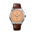 Breitling Premier B01 Chronograph 42 reference AB0145331K1P2 with Copper dial, Stainless steel case, alligator strap, front view