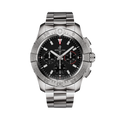 Breitling Avenger B01 Chronograph 44 reference AB0147101B1A1 with Black dial, Stainless steel case, bracelet, front view