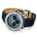 Breitling Avenger B01 Chronograph 44 reference AB0147101C1X1 with Blue dial, Stainless steel case, calfskin strap, bracelet or strap configuration view