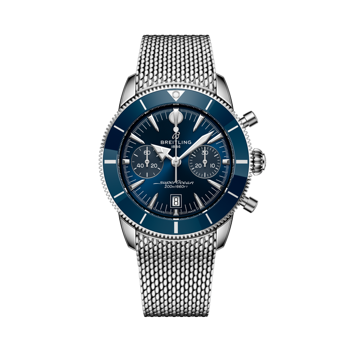 Breitling Superocean Heritage B01 Chronograph 42 Blue Dial Bracelet AB0156161C1A1 UNWORN 2026