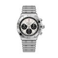 Breitling Chronomat B01 Chronograph 42 reference AB0158101A1A1 with White dial, Stainless steel case, bracelet, front view