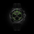 Breitling Chronomat B01 Chronograph 42 reference AB0158101A1S1 with White dial, Stainless steel case, rubber strap, illuminated dial view